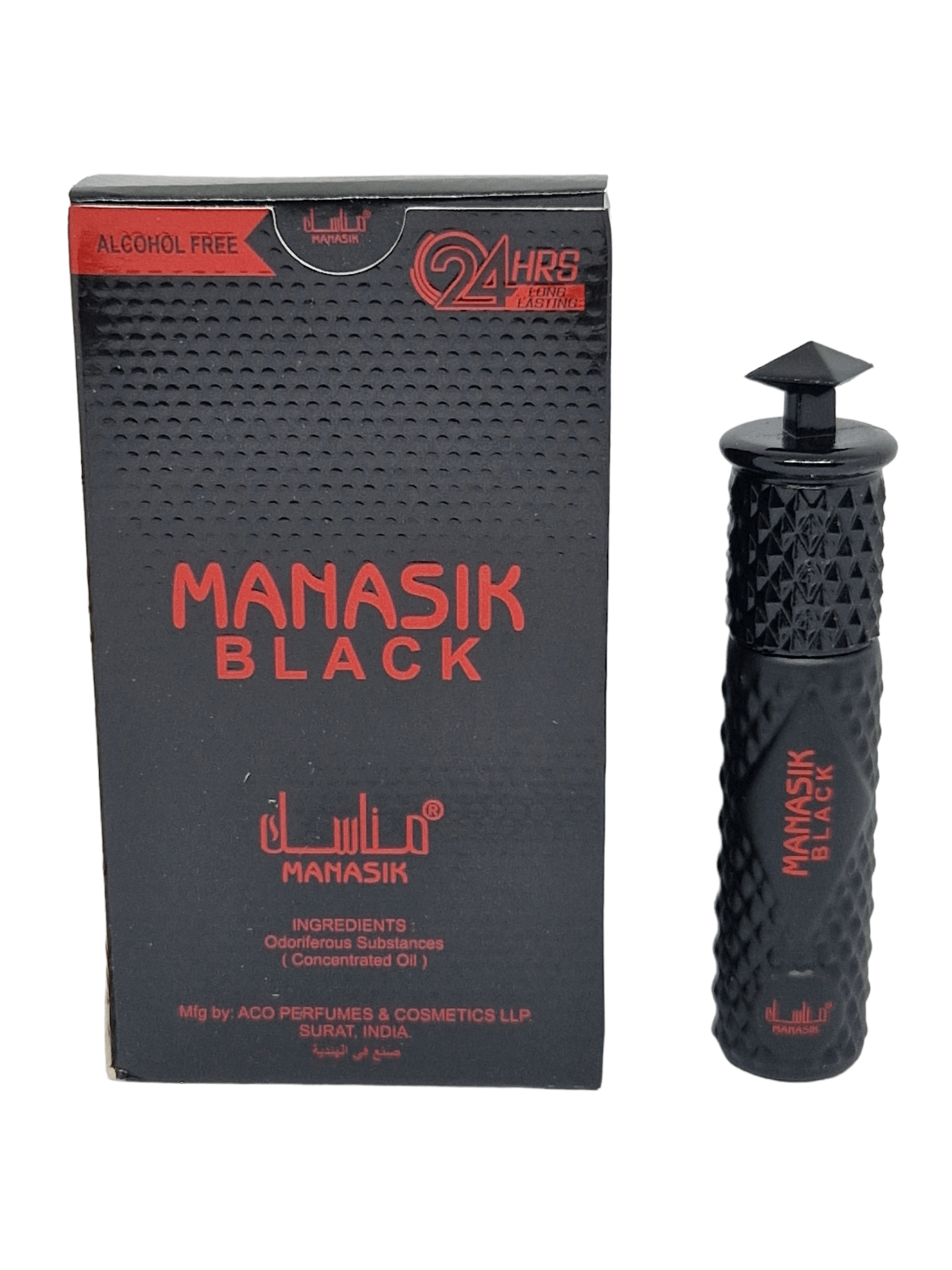 Black - 6ml roll on - Manasik - Alcohol Free