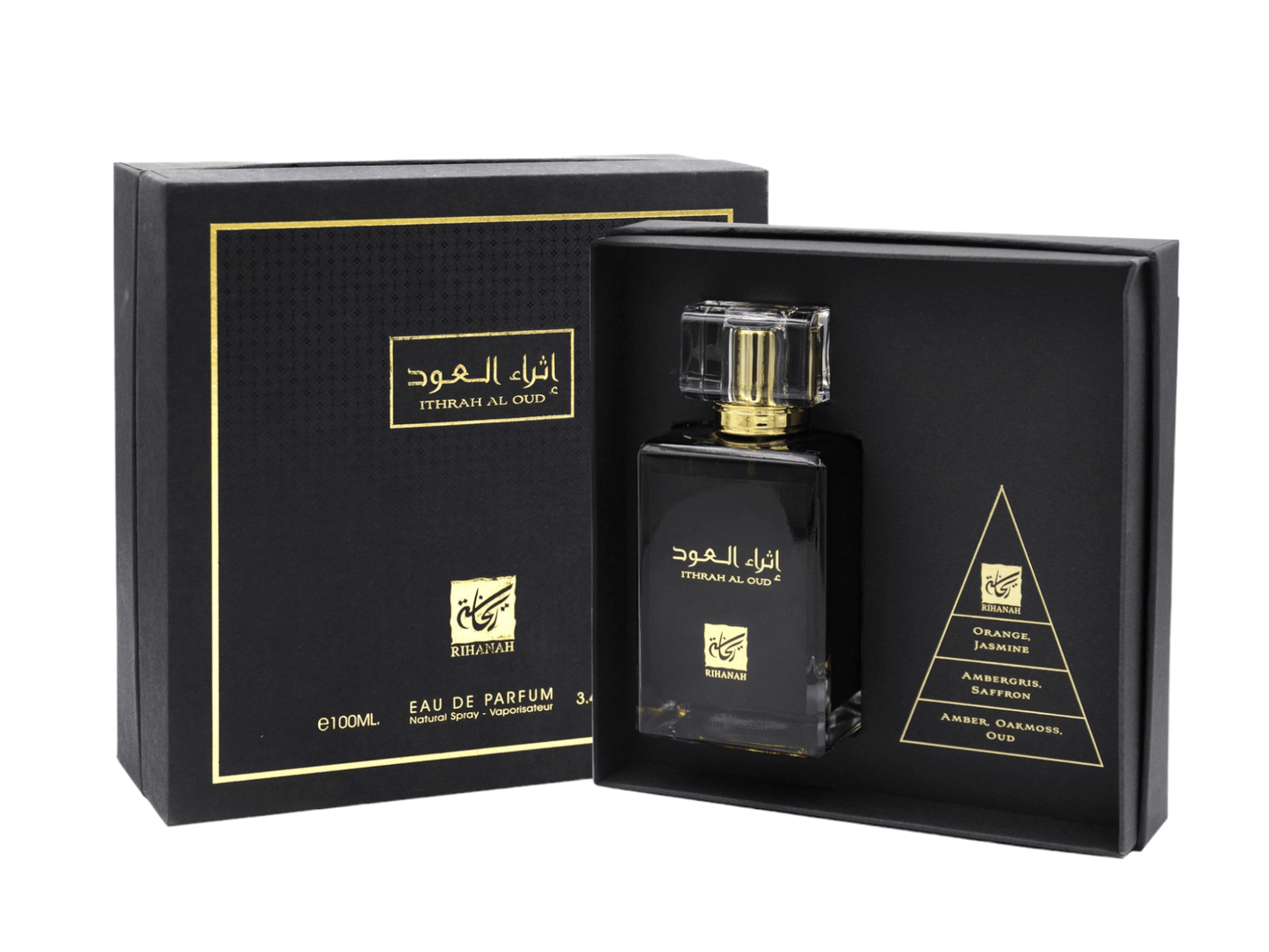 Ithrah al oud - eau de parfum - 100 ml - heren - Rihanah - De Parfumist.nl - Online Parfumerie