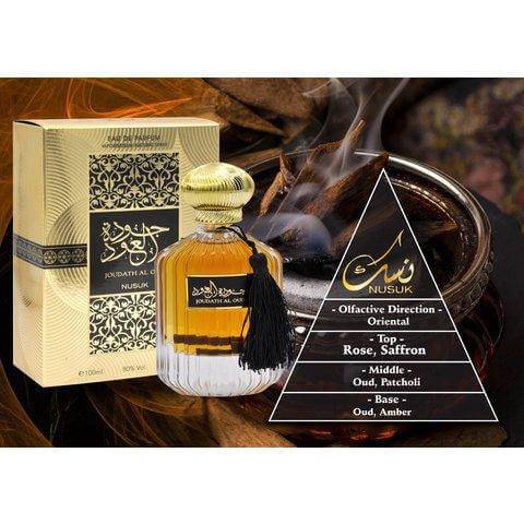 Joudath Al Oud - eau de parfum - 100 ml - Nusuk - De Parfumist.nl - Online Parfumerie
