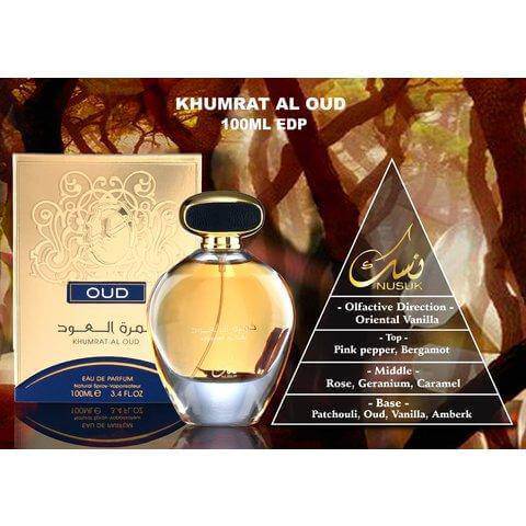 Khumrat al Oud - eau de parfum - 100 ml - Nusuk - De Parfumist.nl - Online Parfumerie