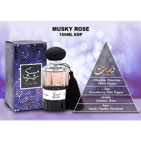 Musky Rose - eau de parfum - 100 ml - Nusuk - De Parfumist.nl - Online Parfumerie