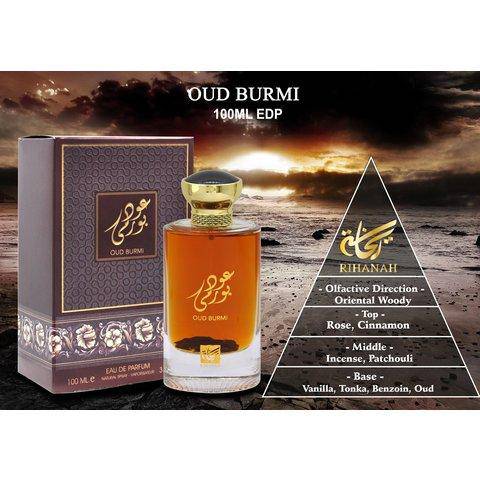 Oud Burmi - 100 ml - eau de parfum - Rihanah - De Parfumist.nl - Online Parfumerie