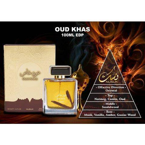 Oud Khas - eau de parfum - 100 ml - Nusuk - De Parfumist.nl - Online Parfumerie